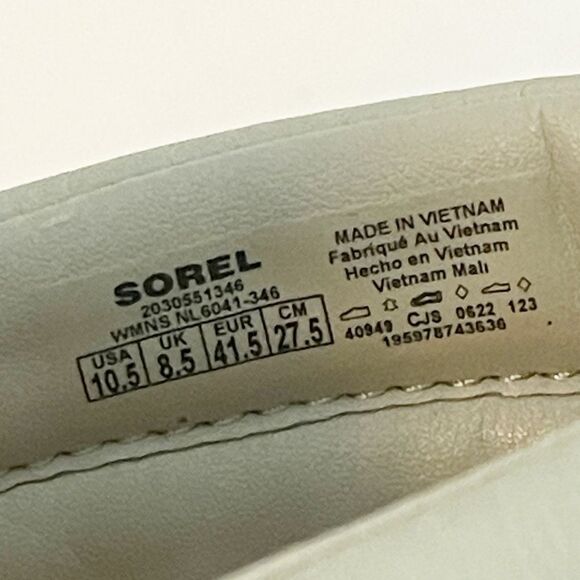 SOREL Ella II Puff Slide Women's. SZ 10.5 - Picture 8 of 16